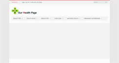 Desktop Screenshot of ourhealthpage.com